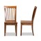 Baxton Studio Minette Modern and Contemporary Transitional Walnut Brown Finished Wood 2-Piece Dining Chair Set 180-11427-Zoro - alternate 2